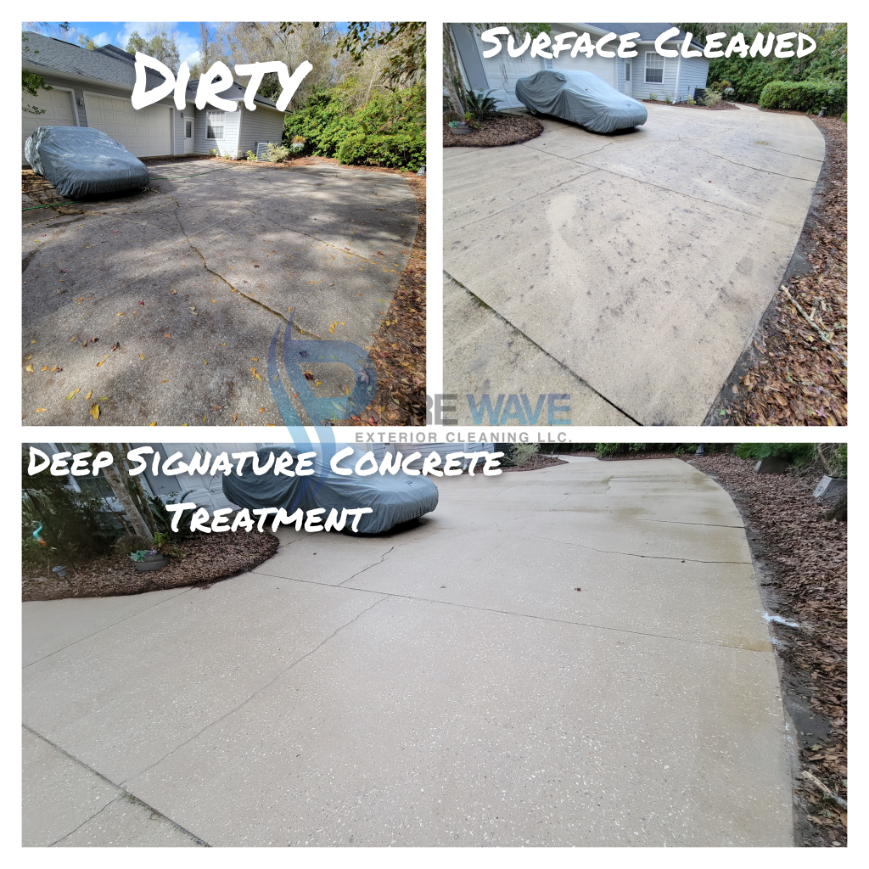 Driveway cleaning