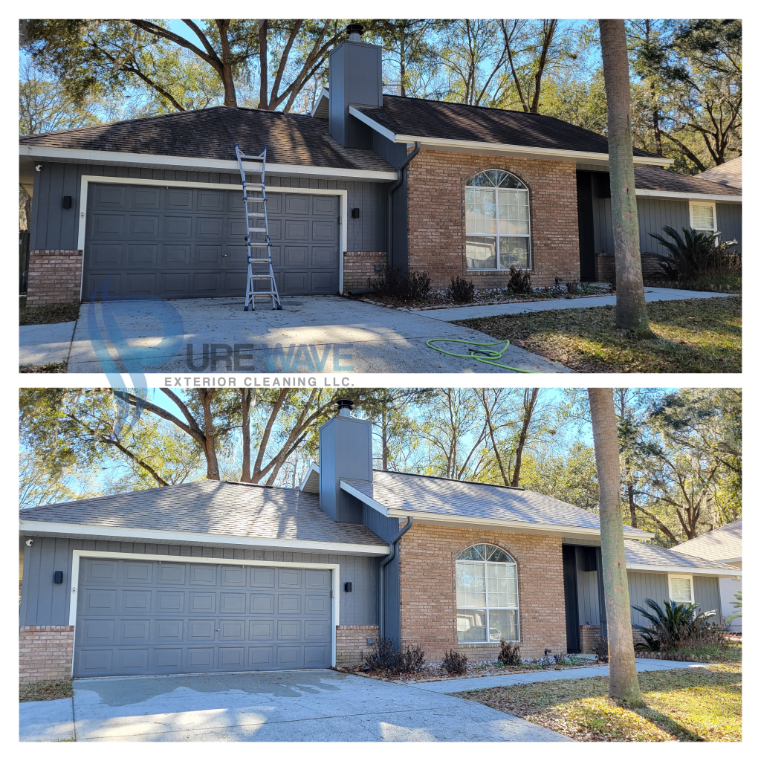 Gainesville roof cleaning